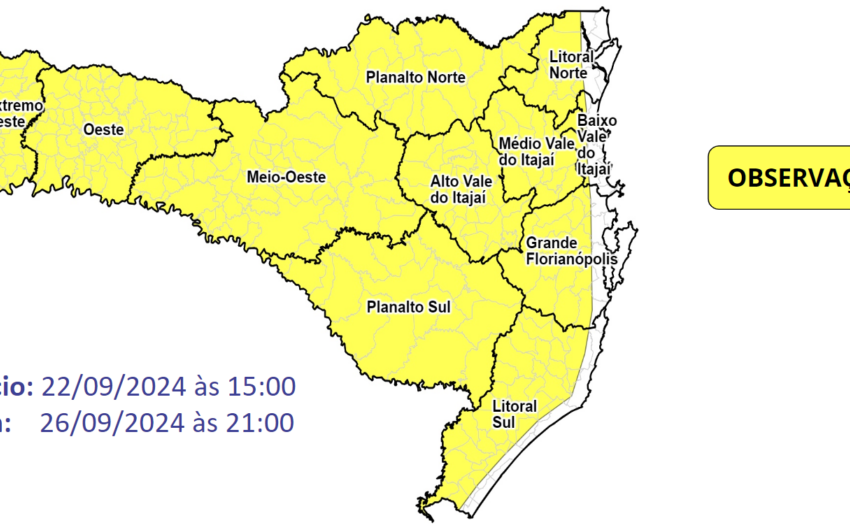  Santa Catarina terá pico de calor com temperaturas próximas de 40°C