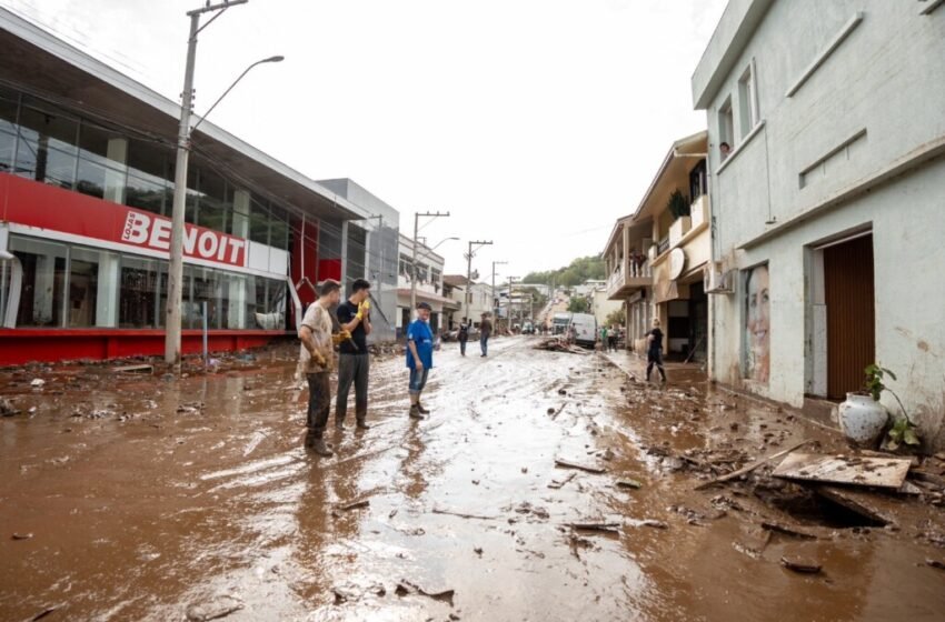  Rio Grande do Sul enfrenta novos temporais com centenas de desalojados e afetados