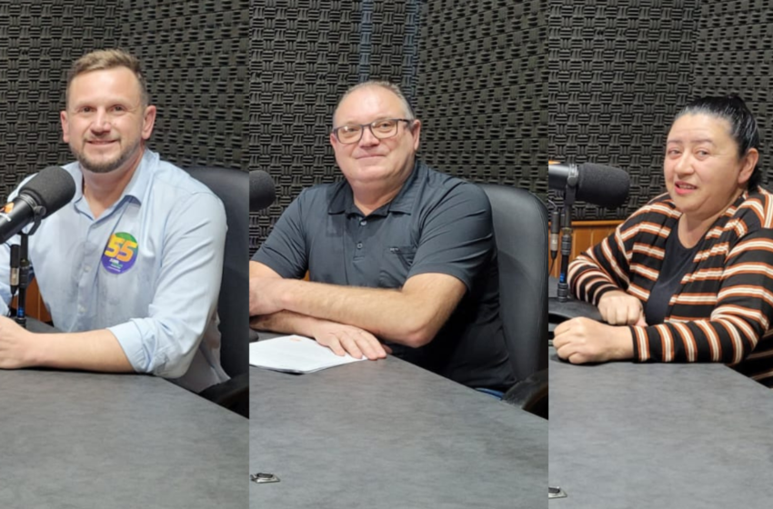  Rádio Alternativa FM realiza entrevistas com candidatos a prefeito(a) de Faxinal dos Guedes