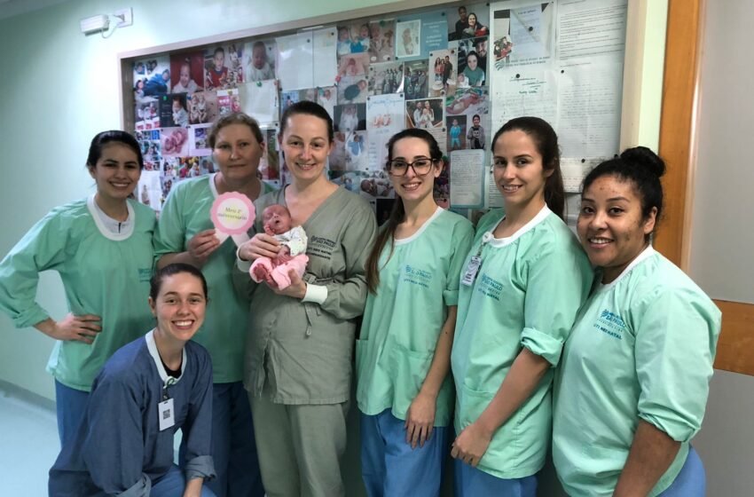  Bebê Heloísa recebe alta após 2 meses de internação na UTI Neonatal do HRSP