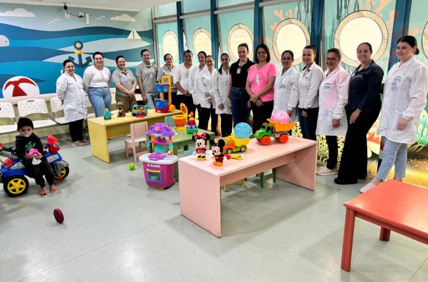  HRSP renova brinquedoteca da Pediatria com doação especial