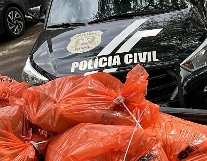  Polícia Civil incinera mais de 1 tonelada de drogas apreendidas