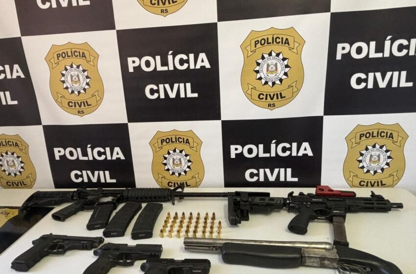  Polícia Civil de Santa Catarina participa de operação contra crime organizado e distribuição de armas