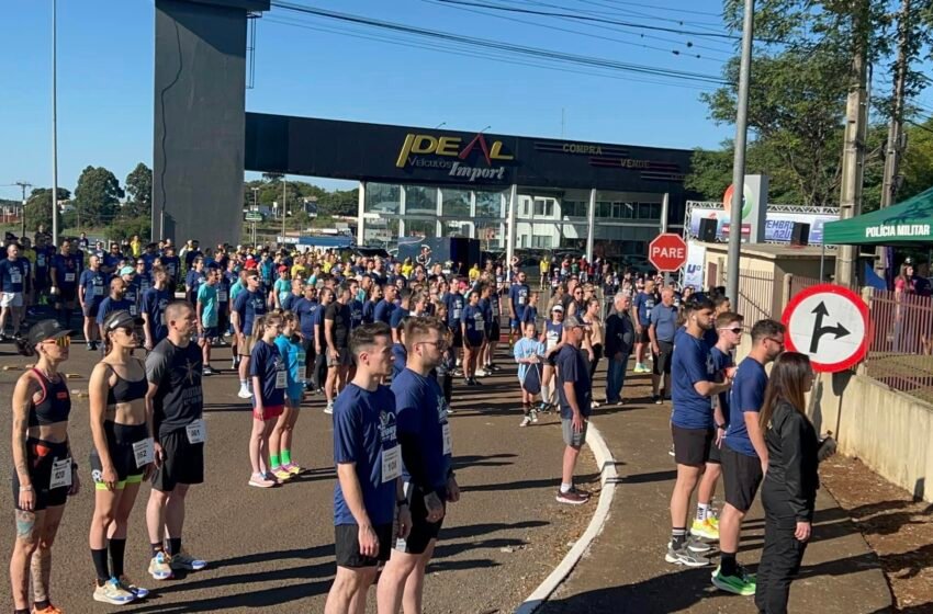  4ª Corrida Novembro Azul mobiliza Xanxerê para a importância dos cuidados da saúde masculina