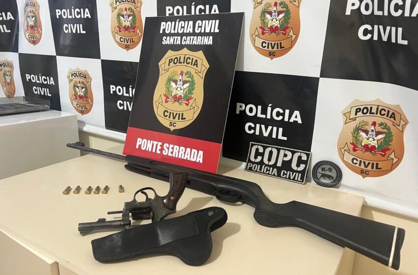 Polícia Civil cumpre mandado de busca e apreensão em Ponte Serrada