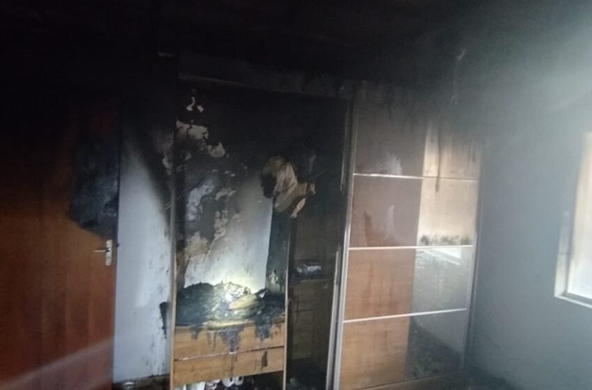  Princípio de incêndio mobiliza Corpo de Bombeiros em Faxinal dos Guedes