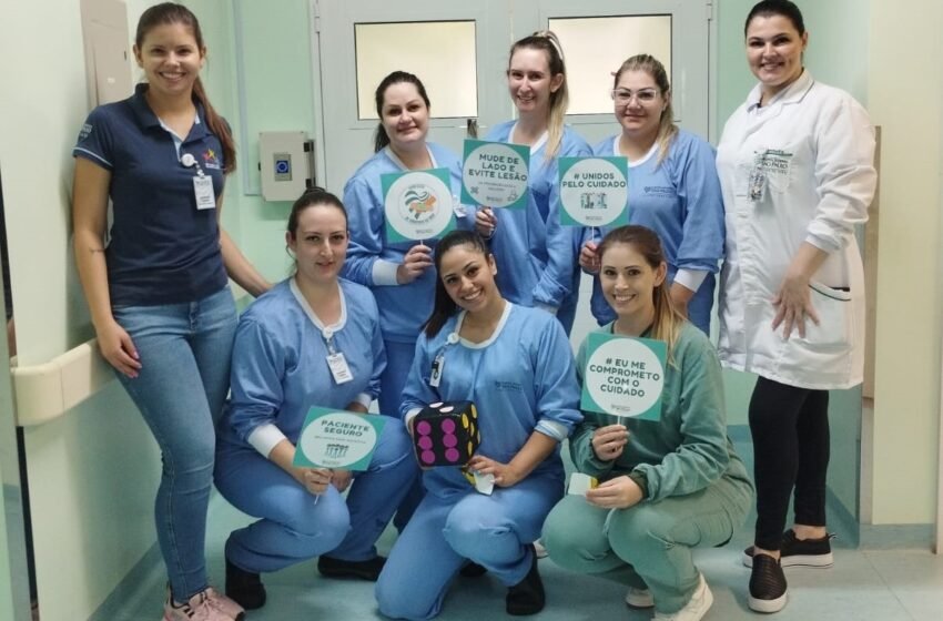  HRSP realiza ações para marcar o Dia Mundial de Prevenção de Lesão por Pressão