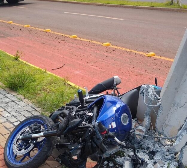  Jovem de 20 anos morre em acidente de motocicleta em Chapecó