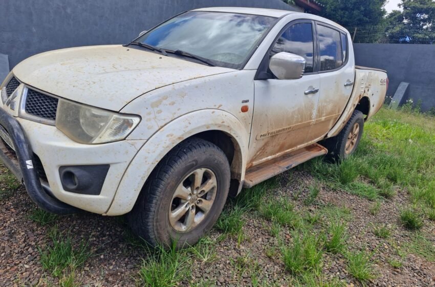  Caminhonete furtada é recuperada no interior de Abelardo Luz; suspeito é preso