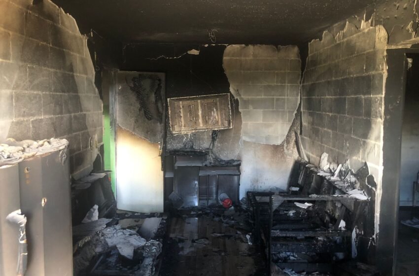  Incêndio em edifício residencial mobiliza equipes em Xaxim