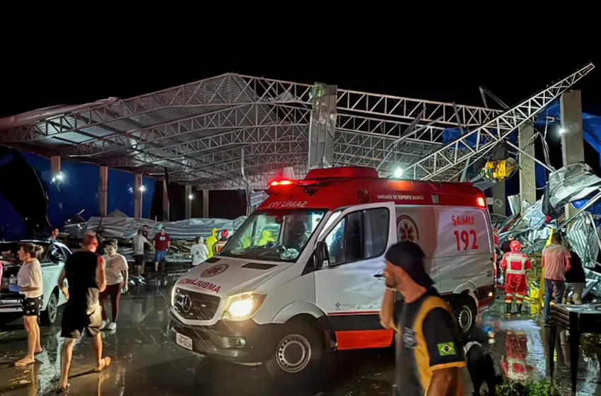  Temporal causa danos em ao menos 35 cidades do Rio Grande do Sul