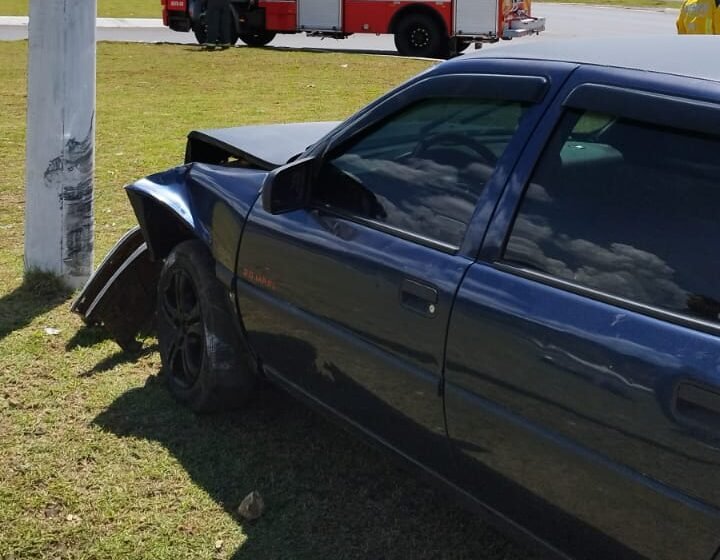  Condutor fica ferido após saída de pista na BR-282, em Ponte Serrada