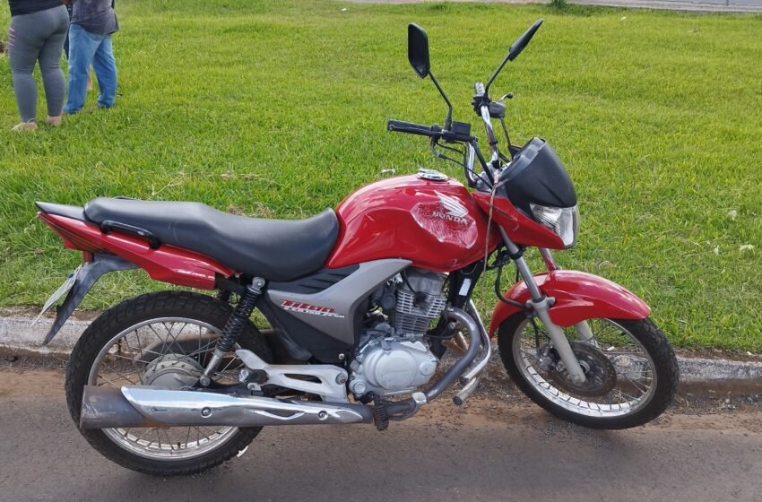  Grave acidente entre caminhão e motocicleta deixa dois feridos na BR-282